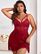 Babydoll Burdeo - Miniatura 1