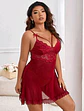 Babydoll Burdeo - Miniatura 6