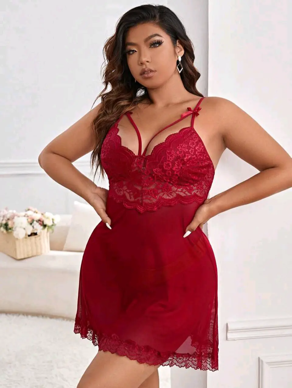 Babydoll Burdeo 3