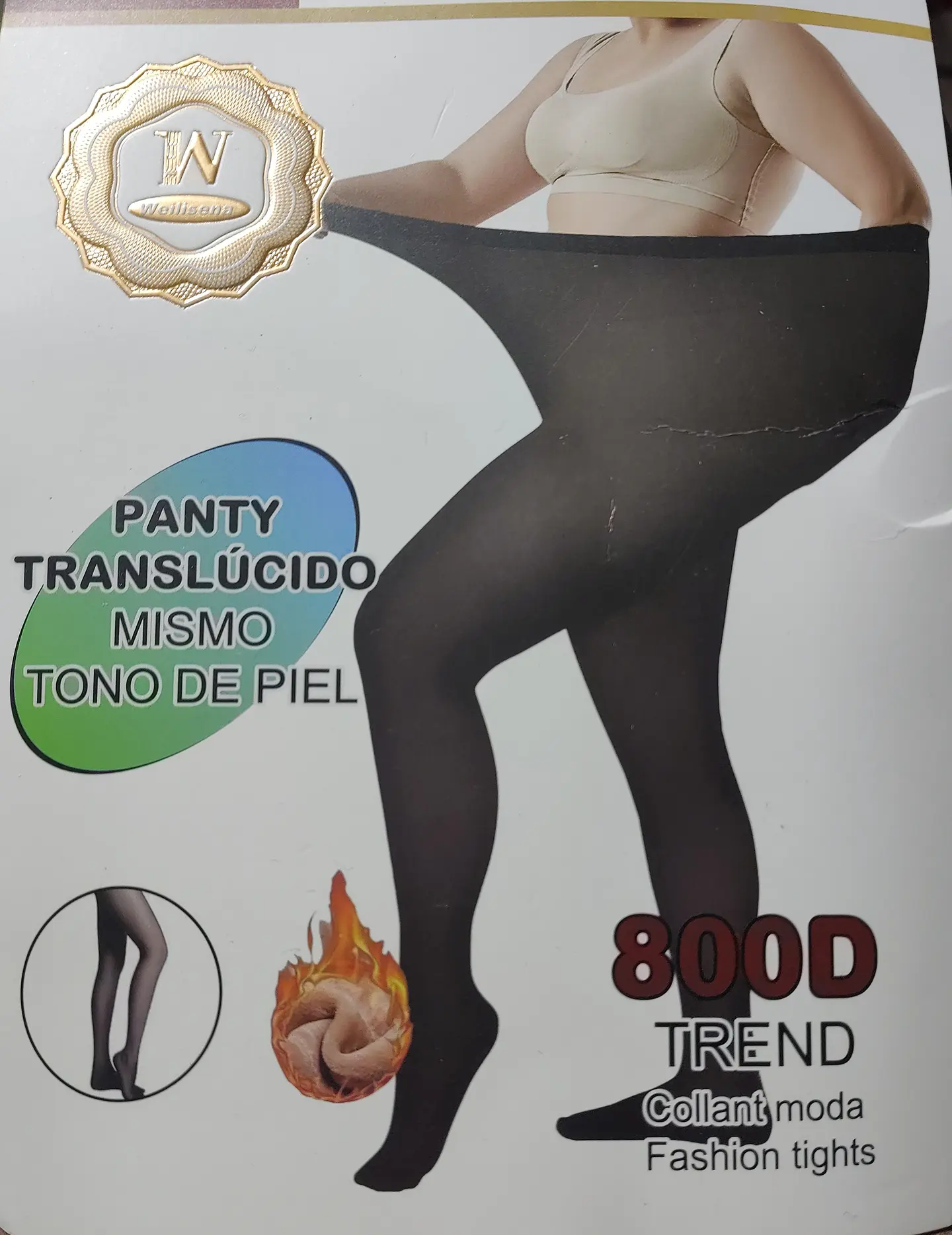 Panty Con Polar Efecto Piel 1