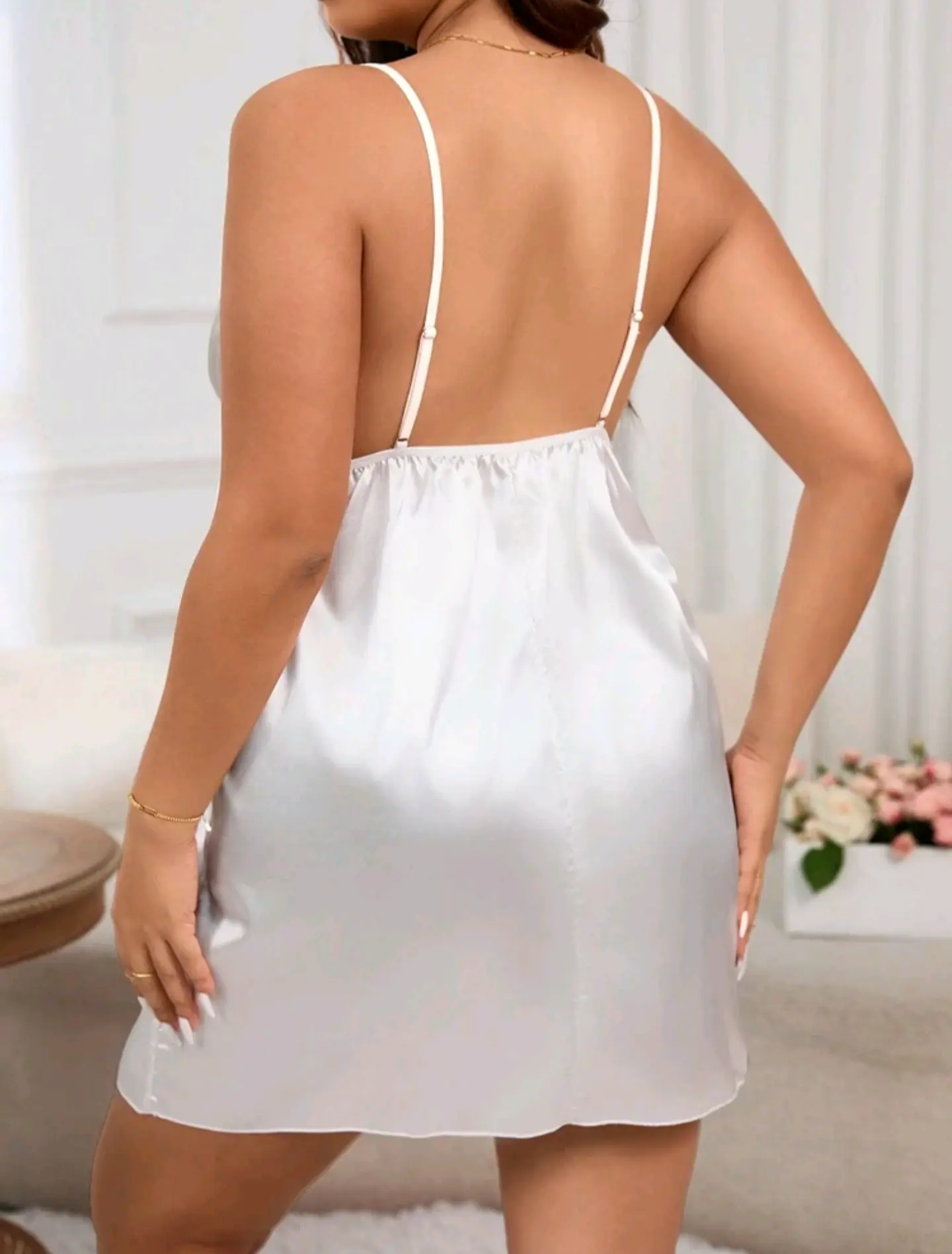 Babydoll Satín y Encaje 2