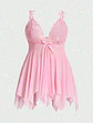 Babydoll Malla y Encaje - Miniatura 7