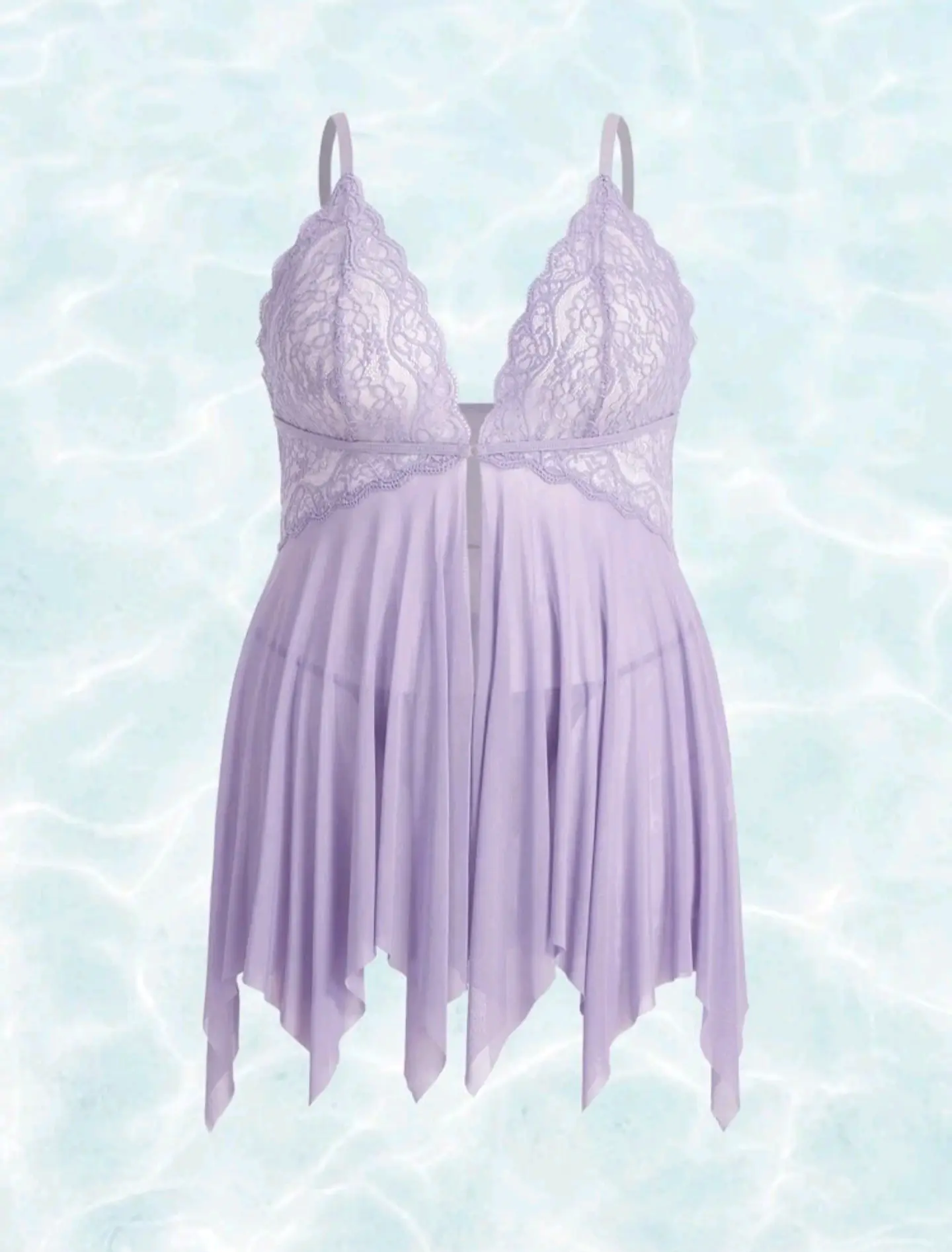 Babydoll Malla y Encaje 1