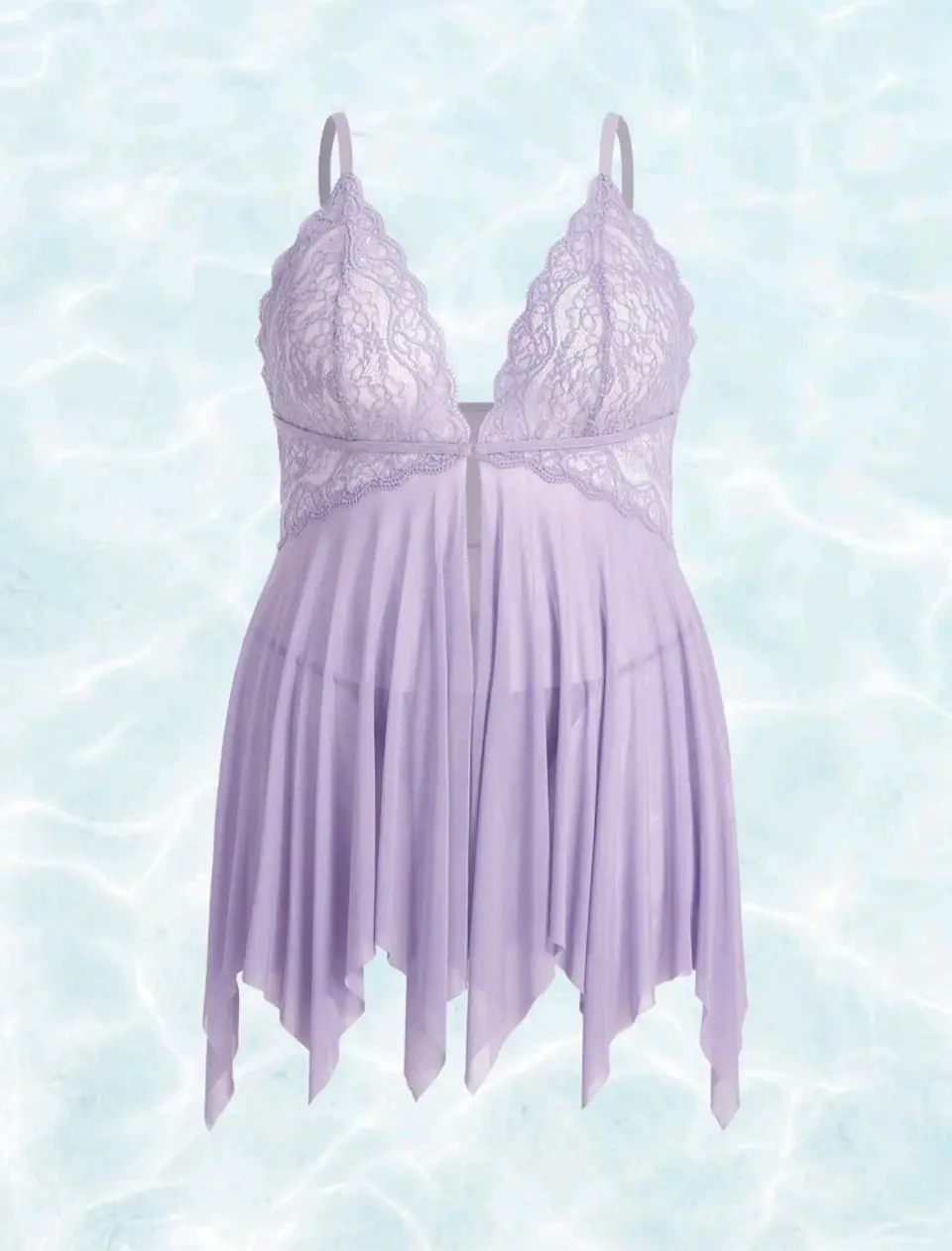 Babydoll Malla y Encaje 1