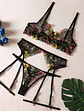 Conjunto Flores Bordadas - Miniatura 6