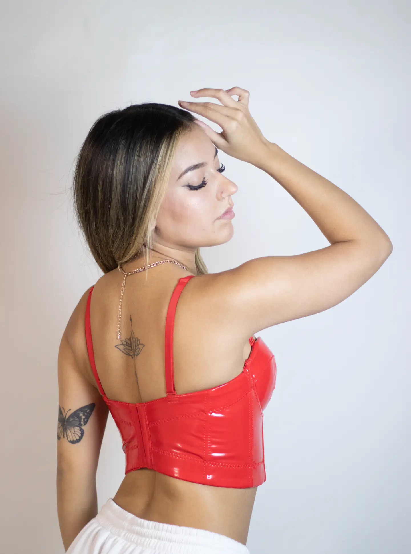 Bustier Cuerina Efecto Látex 2