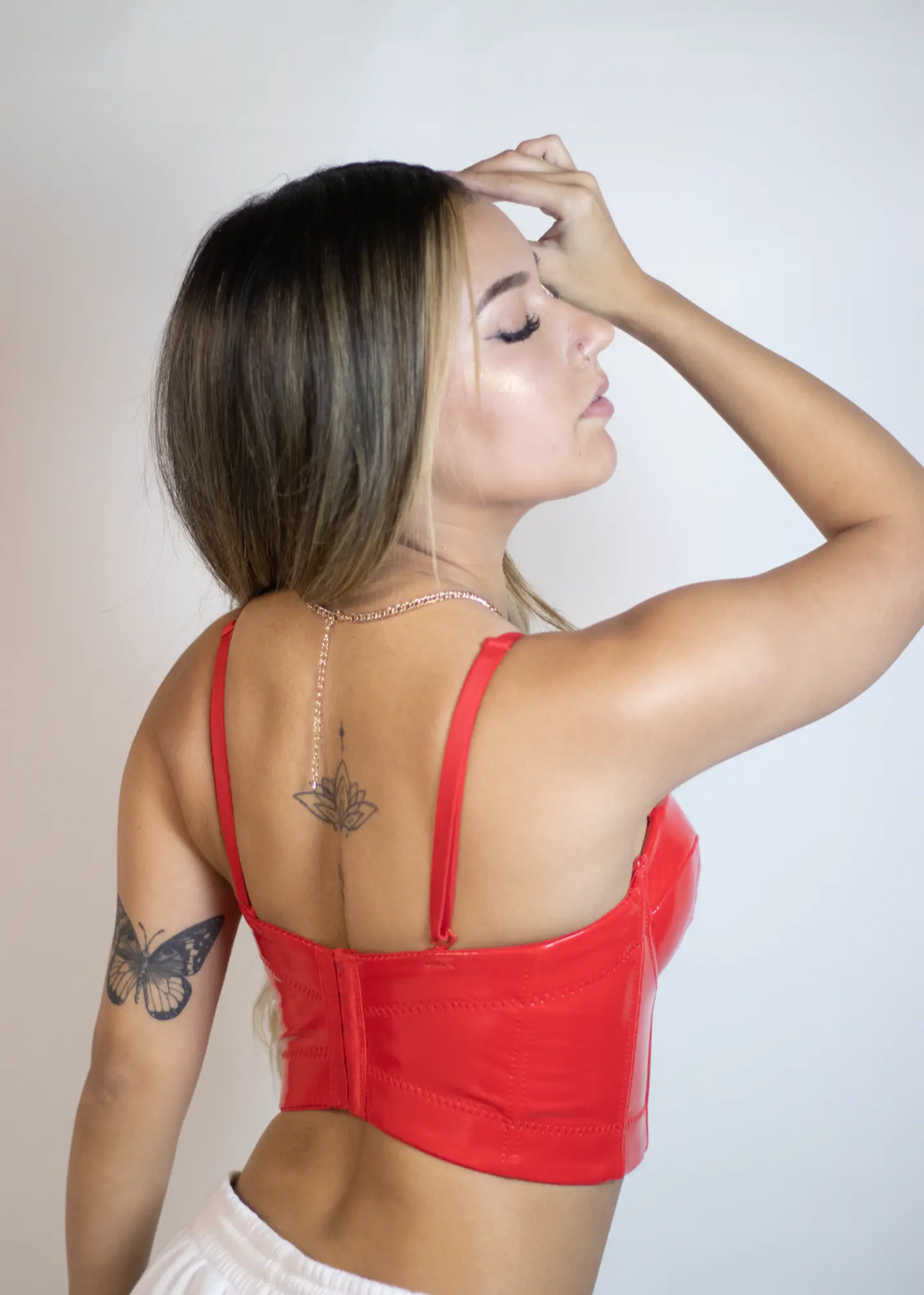 Bustier Cuerina Efecto Látex 5