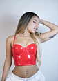 Bustier Cuerina Efecto Látex - Miniatura 4