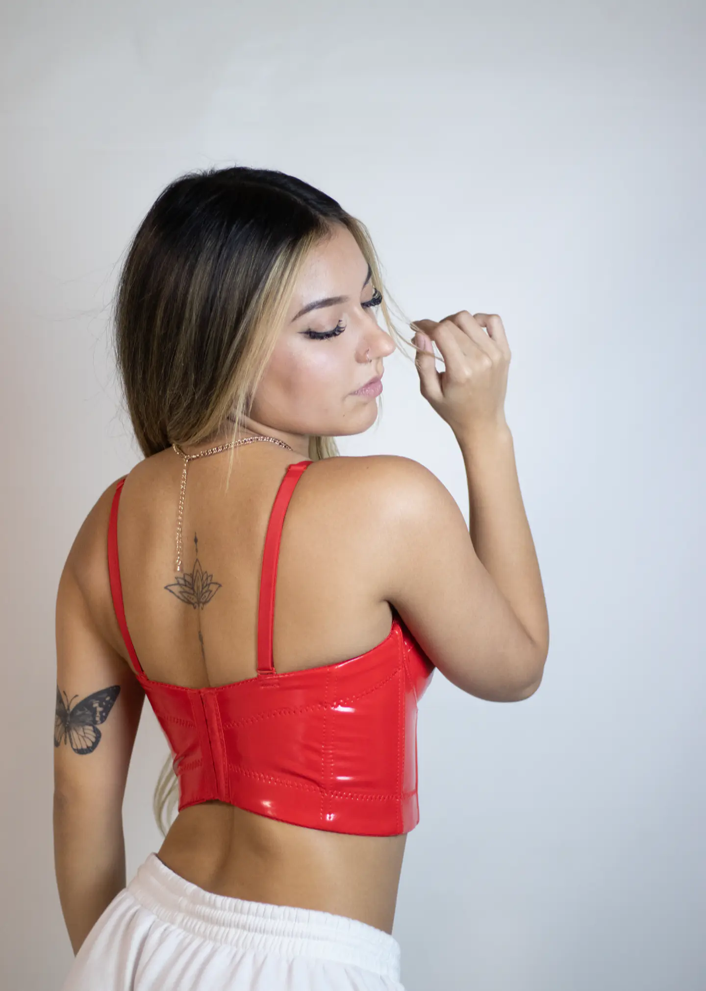 Bustier Cuerina Efecto Látex 6