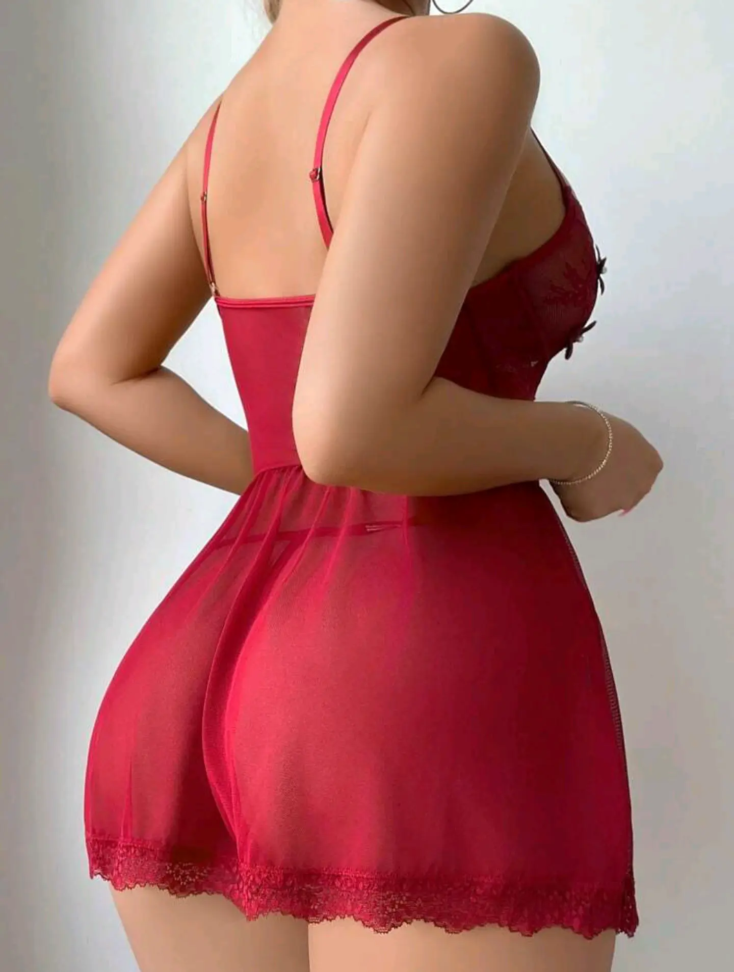 Babydoll Flores y Portaligas 2