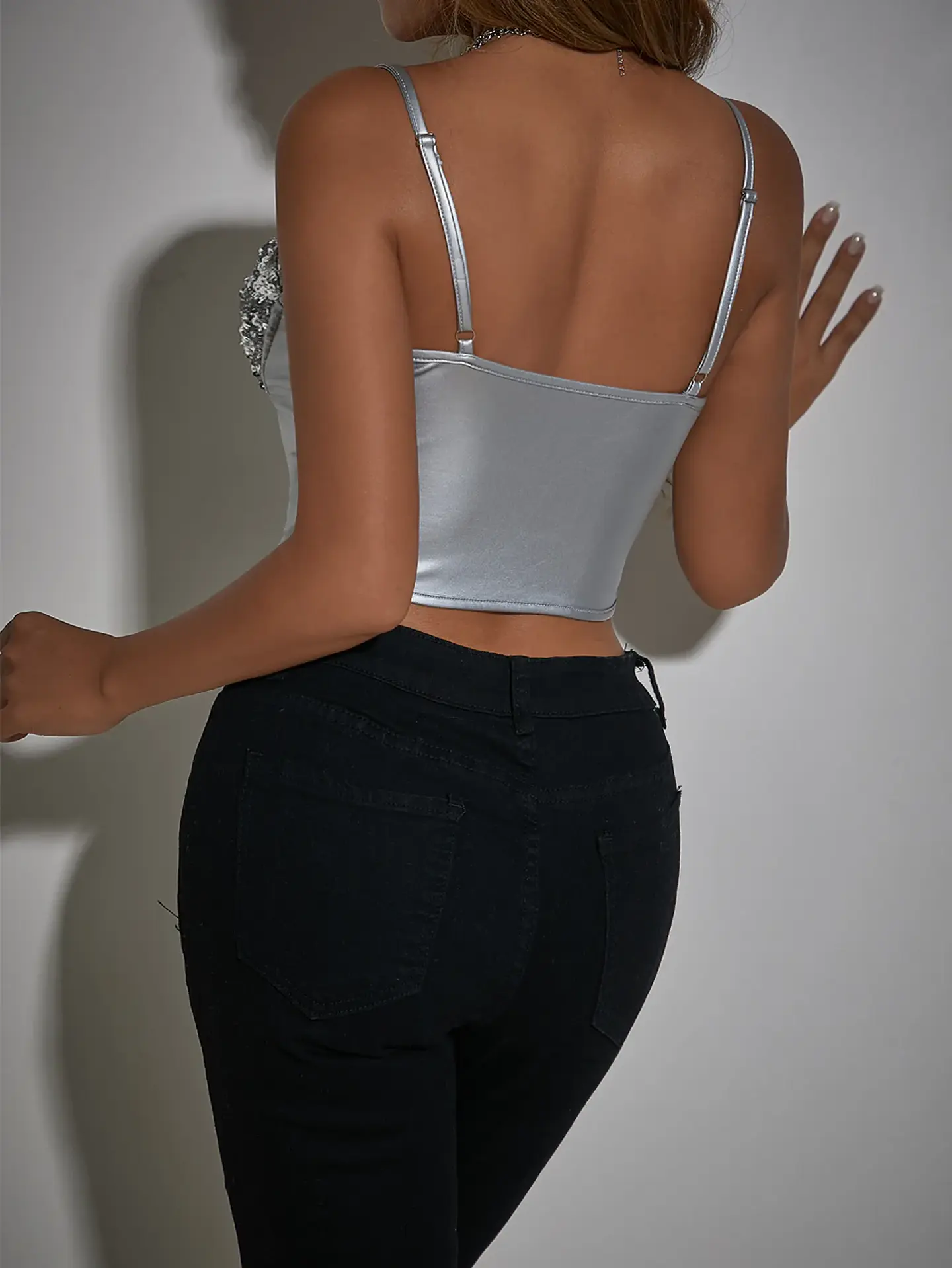 Bustier Plateado 3