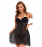 Babydoll Malla y Encaje - Miniatura 1