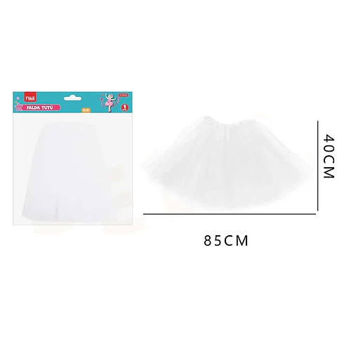 Falda Tutu Blanco 40cm