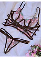 Conjunto Flores Bordadas - Miniatura 4