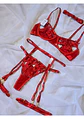 Conjunto Flores Bordadas - Miniatura 1