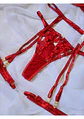Conjunto Flores Bordadas - Miniatura 3
