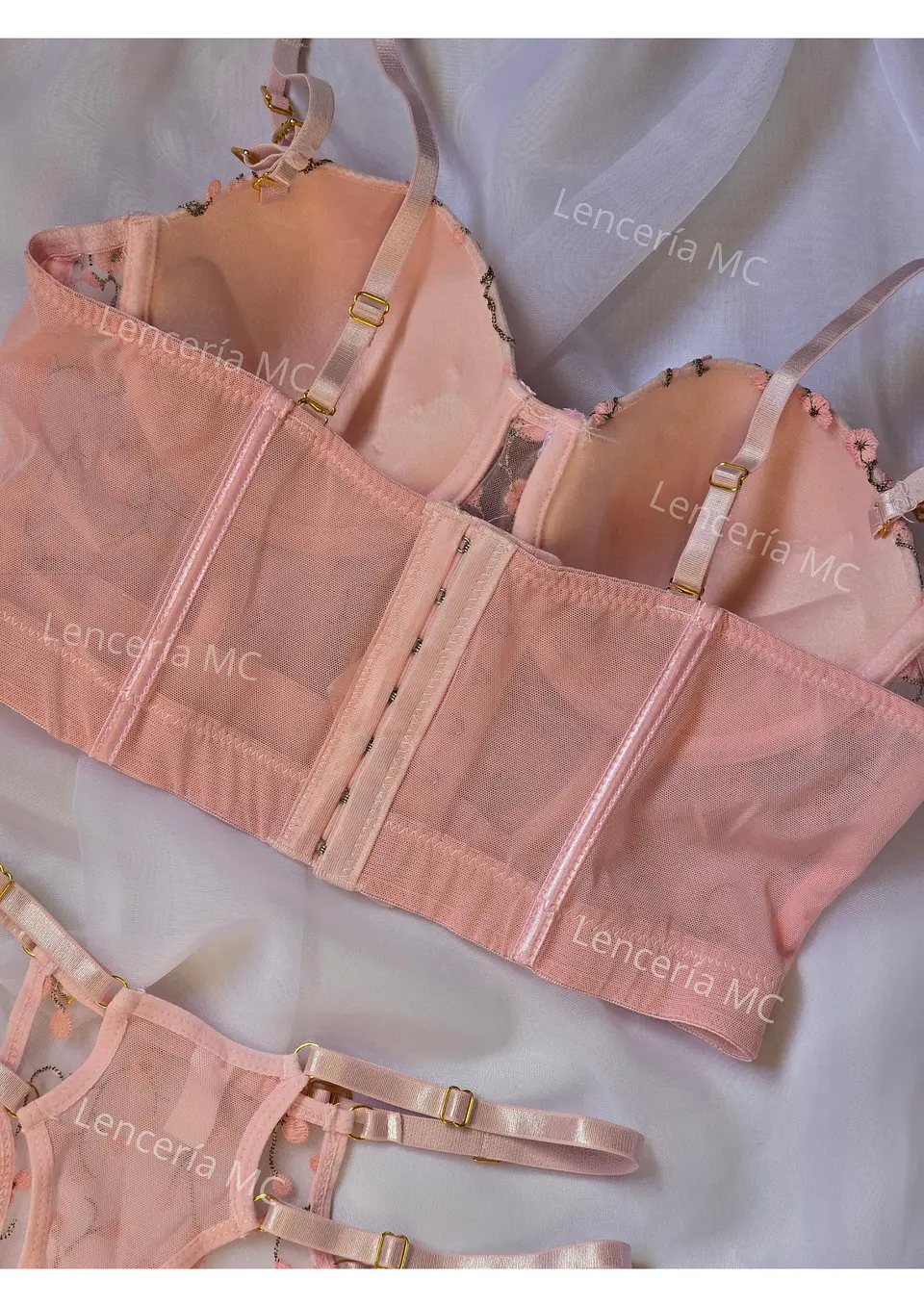 Conjunto Flores Bordadas 5