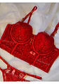 Conjunto Flores Bordadas - Miniatura 2