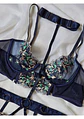 Conjunto Flores Bordadas - Miniatura 2