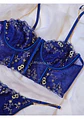 Conjunto Flores Bordadas - Miniatura 2