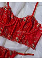 Conjunto Flores Bordadas - Miniatura 2