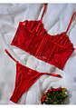 Conjunto Flores Bordadas - Miniatura 4