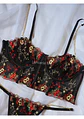 Conjunto Flores Bordadas - Miniatura 2