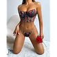 Conjunto Flores Bordadas - Miniatura 9