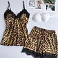 Pijama Satin Estampado de Leopardo - Miniatura 5