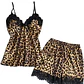 Pijama Satin Estampado de Leopardo - Miniatura 6
