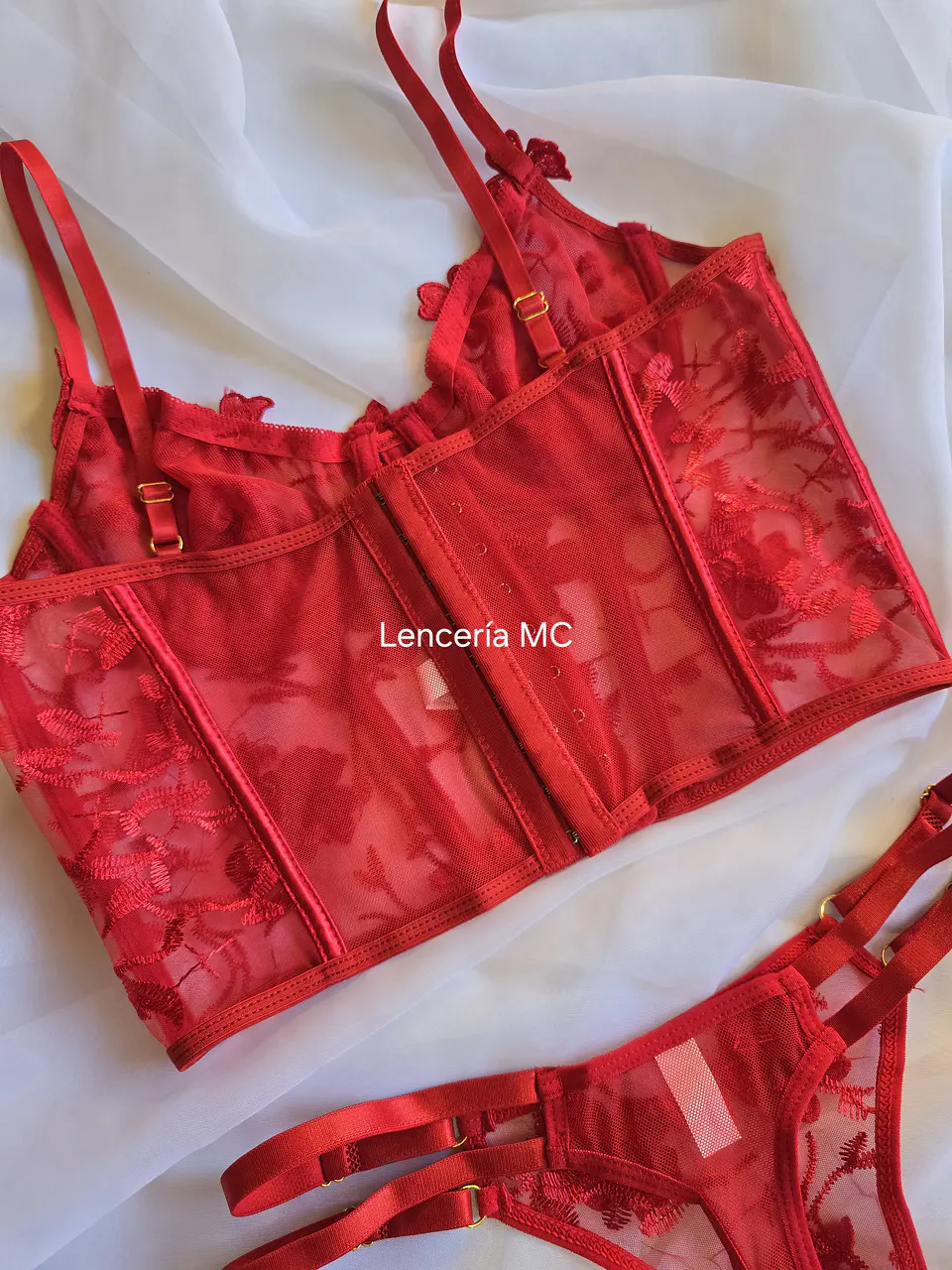 Conjunto Flores Bordadas 5