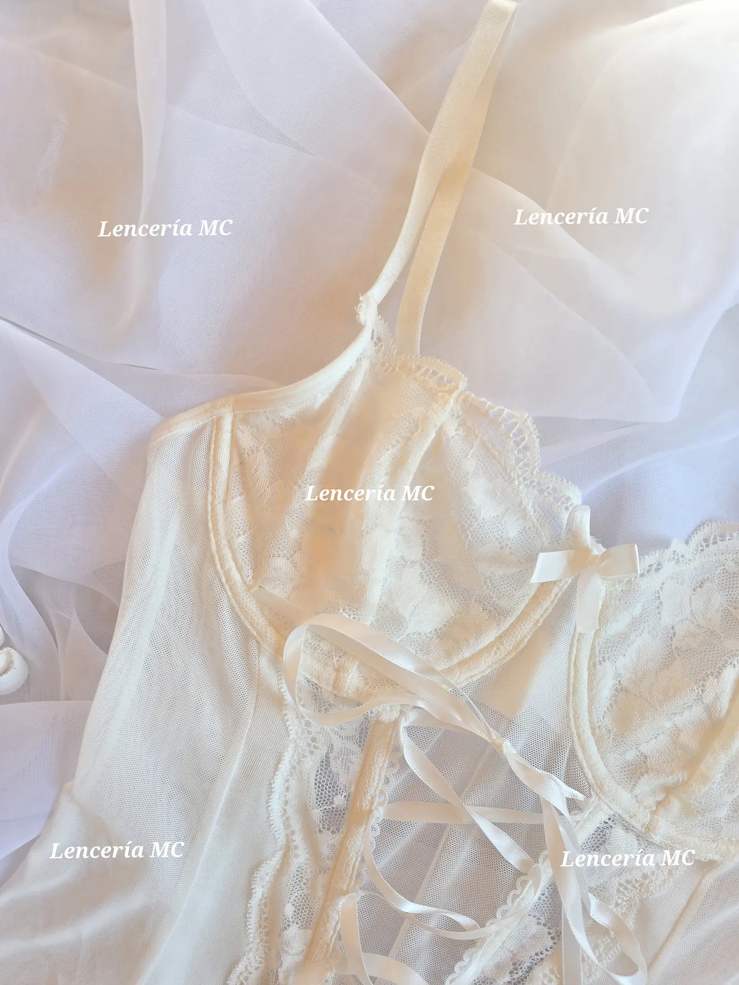 Conjunto Bustier Encaje 8