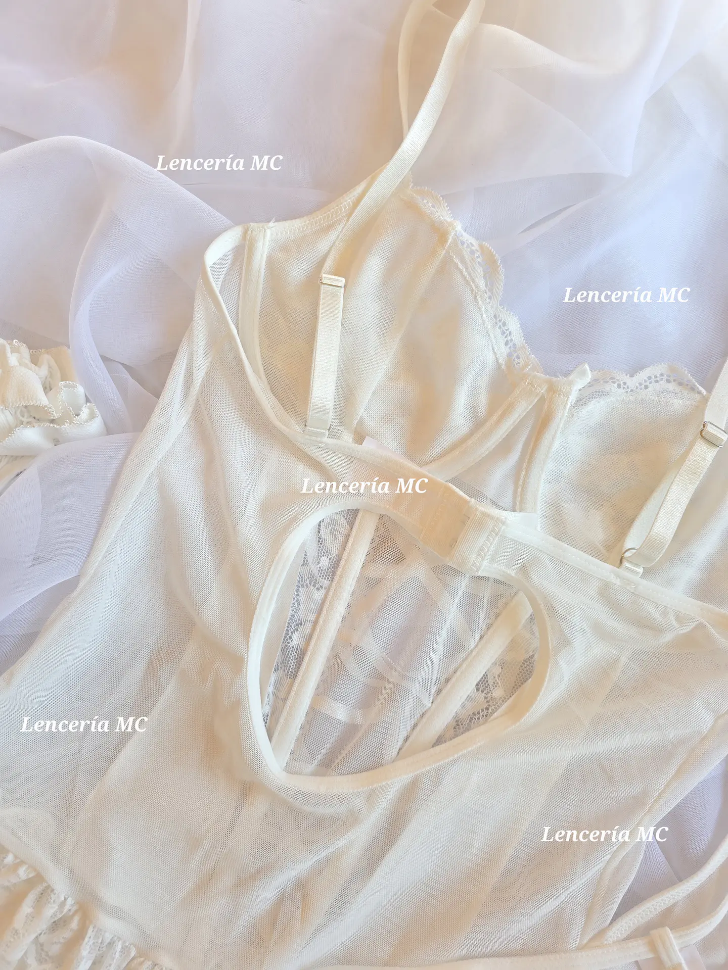 Conjunto Bustier Encaje 11