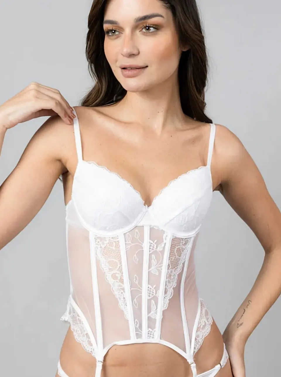 FLORES Bustier Encaje 2