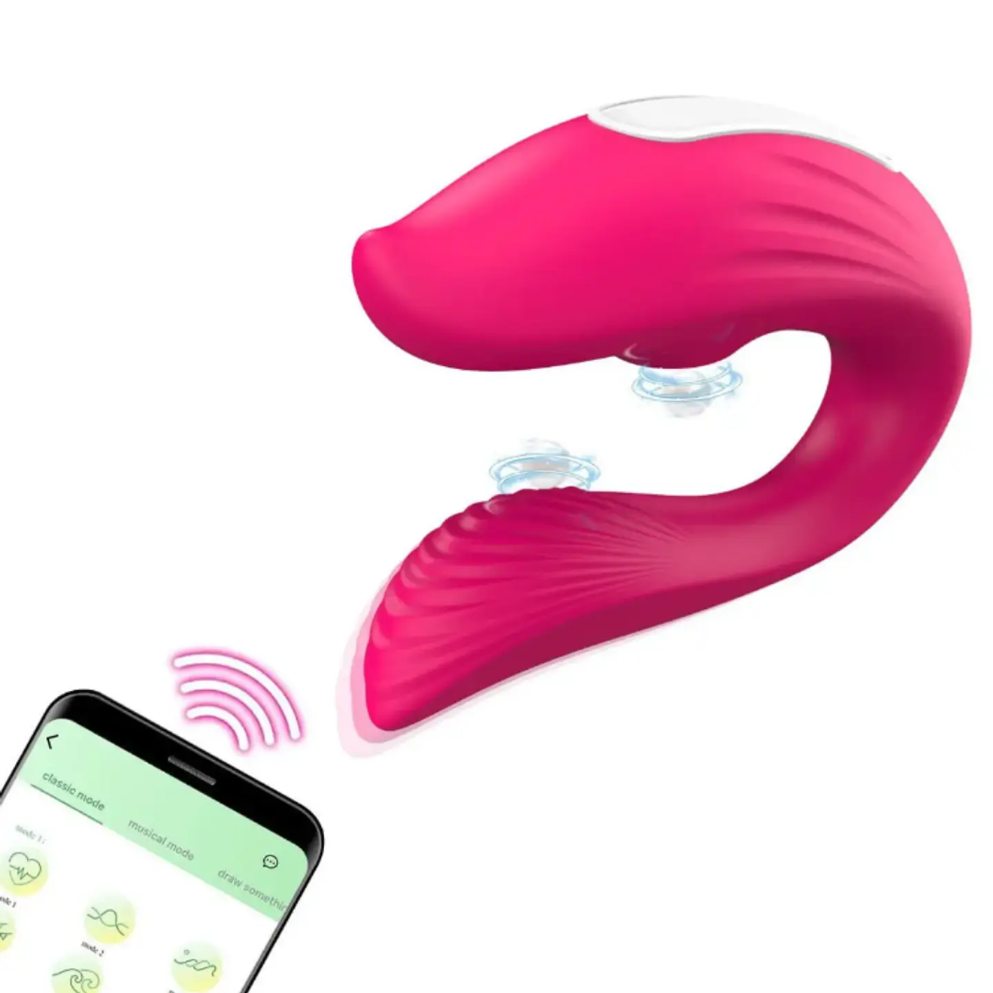 Vibrador y Succionador a Control APP 4