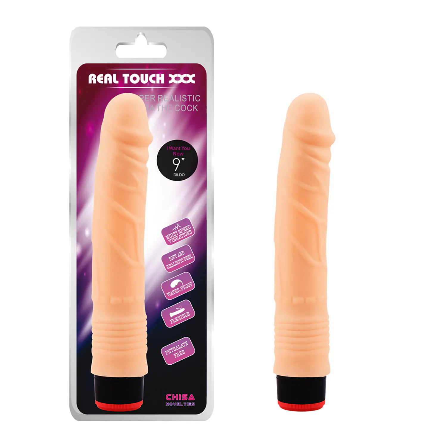 Dildo Vibrador RealTouchXXX 1