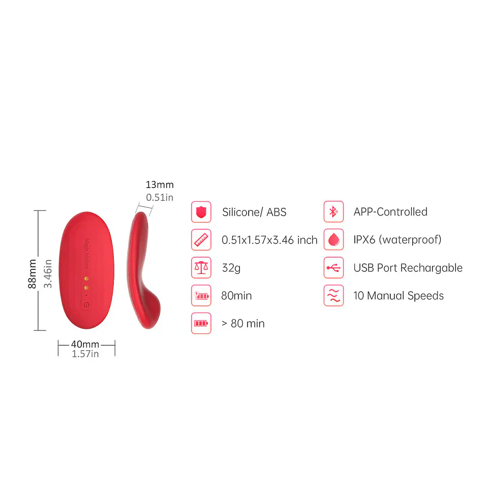 Vibrador Magic Nyx MagicMotion 8