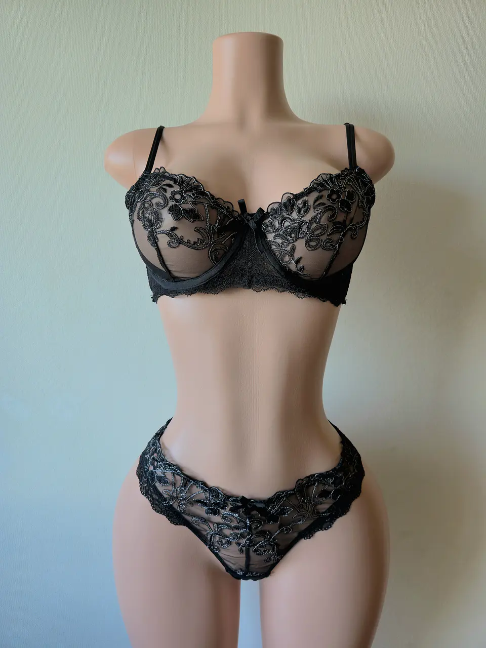 Conjunto Flores Bordadas 8