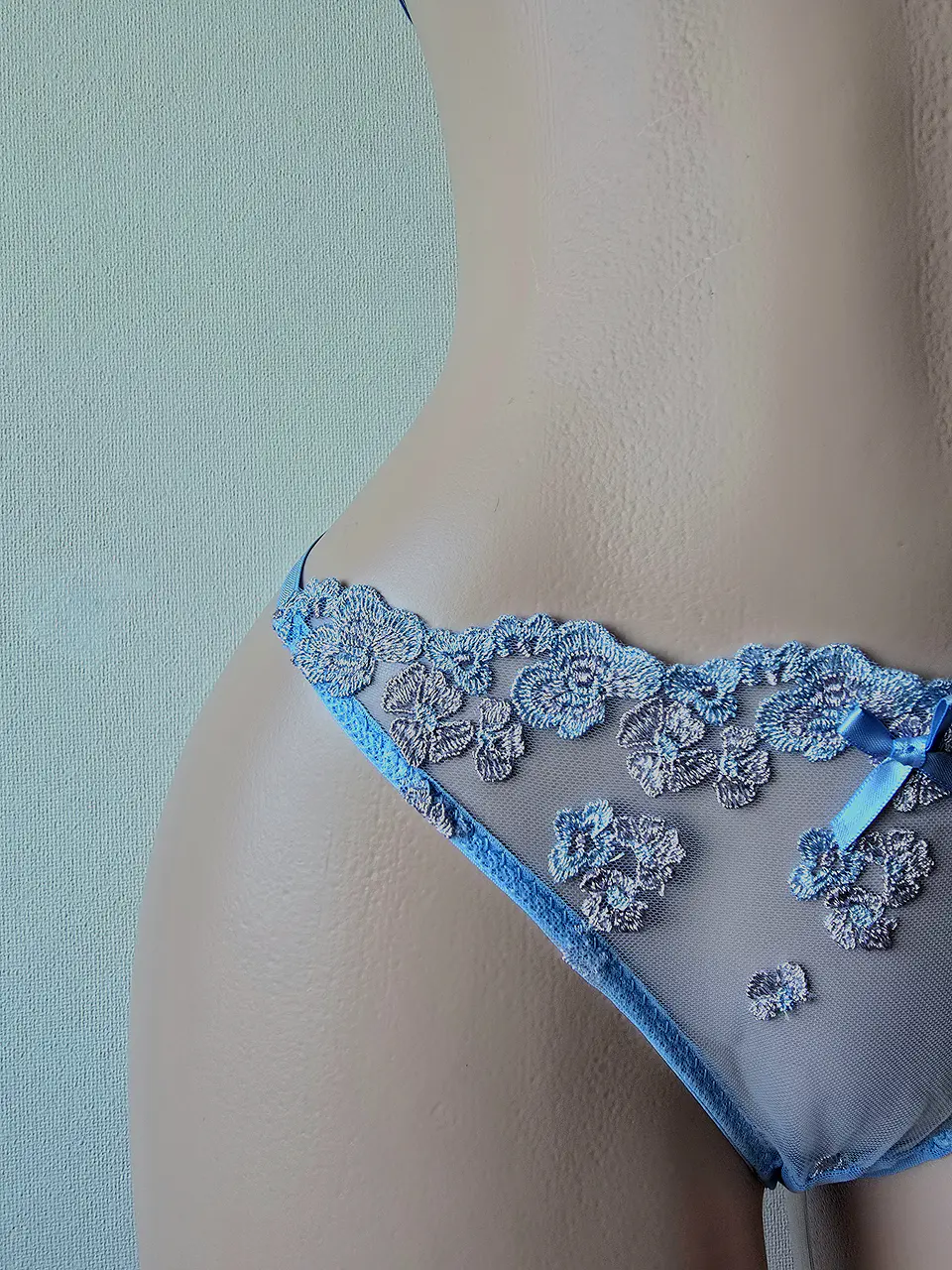 Conjunto Flores Bordadas 9