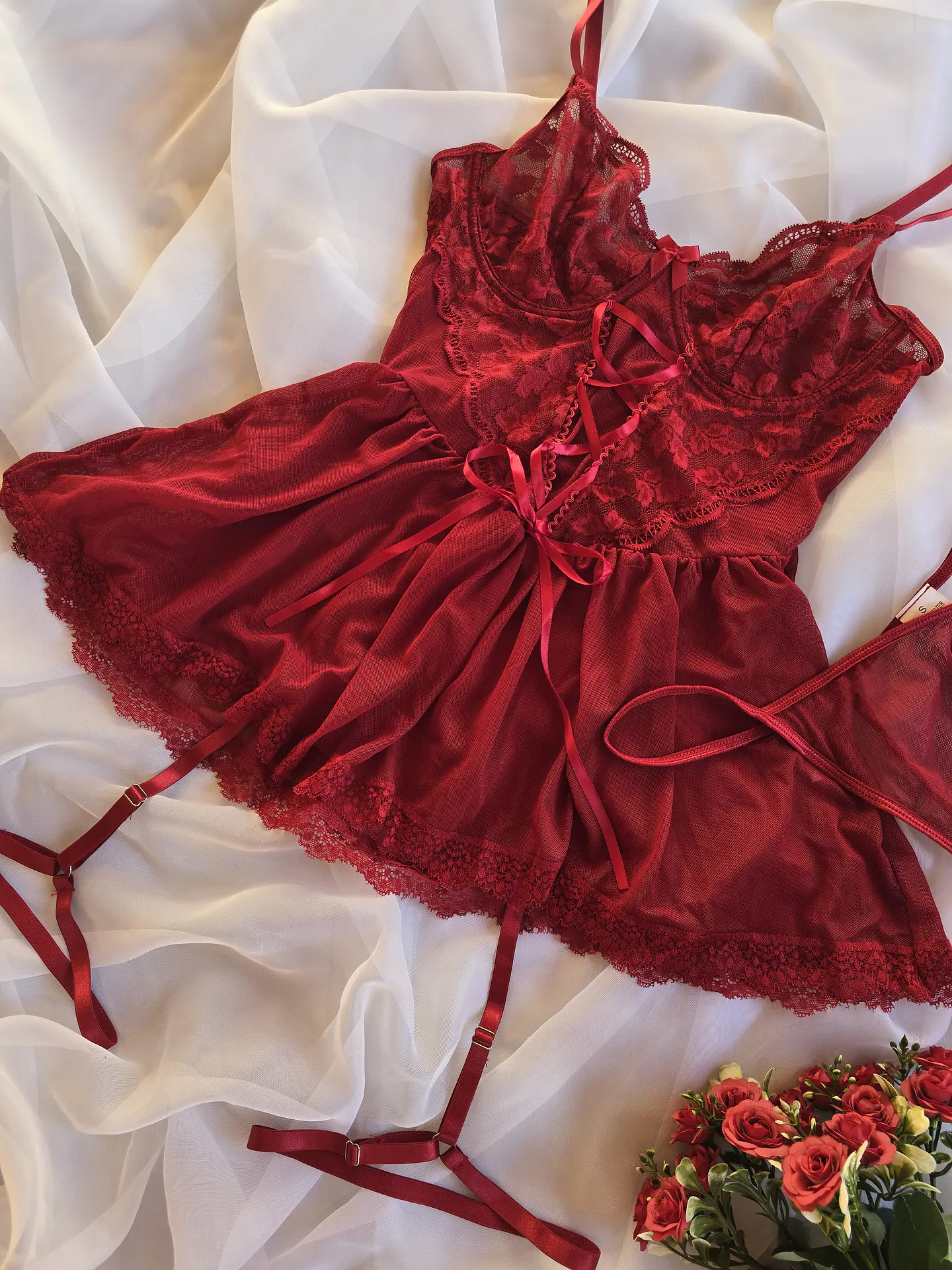Babydoll Portaligas 11