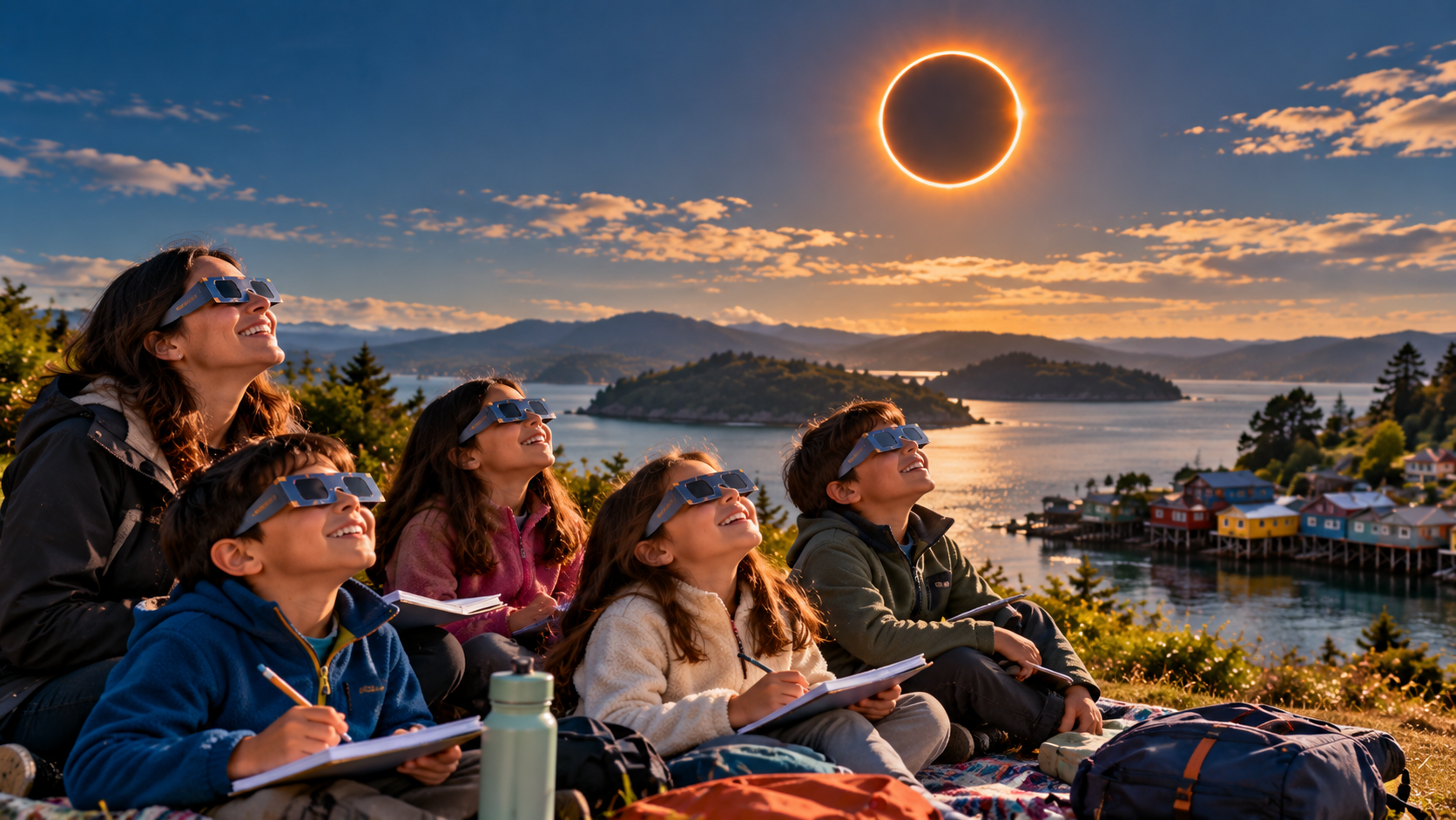 Eclipse Solar 2027 con niños y colegios: guía para una observación segura y educativa