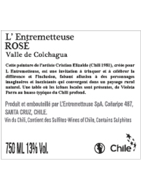 PROMO VERANO 20% DESCUENTO Pack Entrez Dans la Ronde LE CHIRI ROSE PINOT NOIR CHARDONNAY 2021- 6 botellas