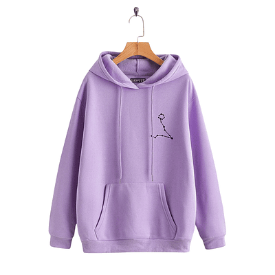 Hoodies Zodiaco Mujer - Morado