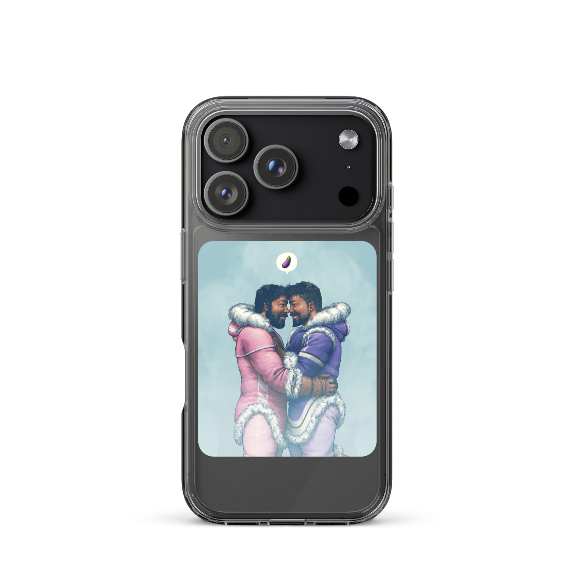 Ice Climbers Clear Case for iPhone 2