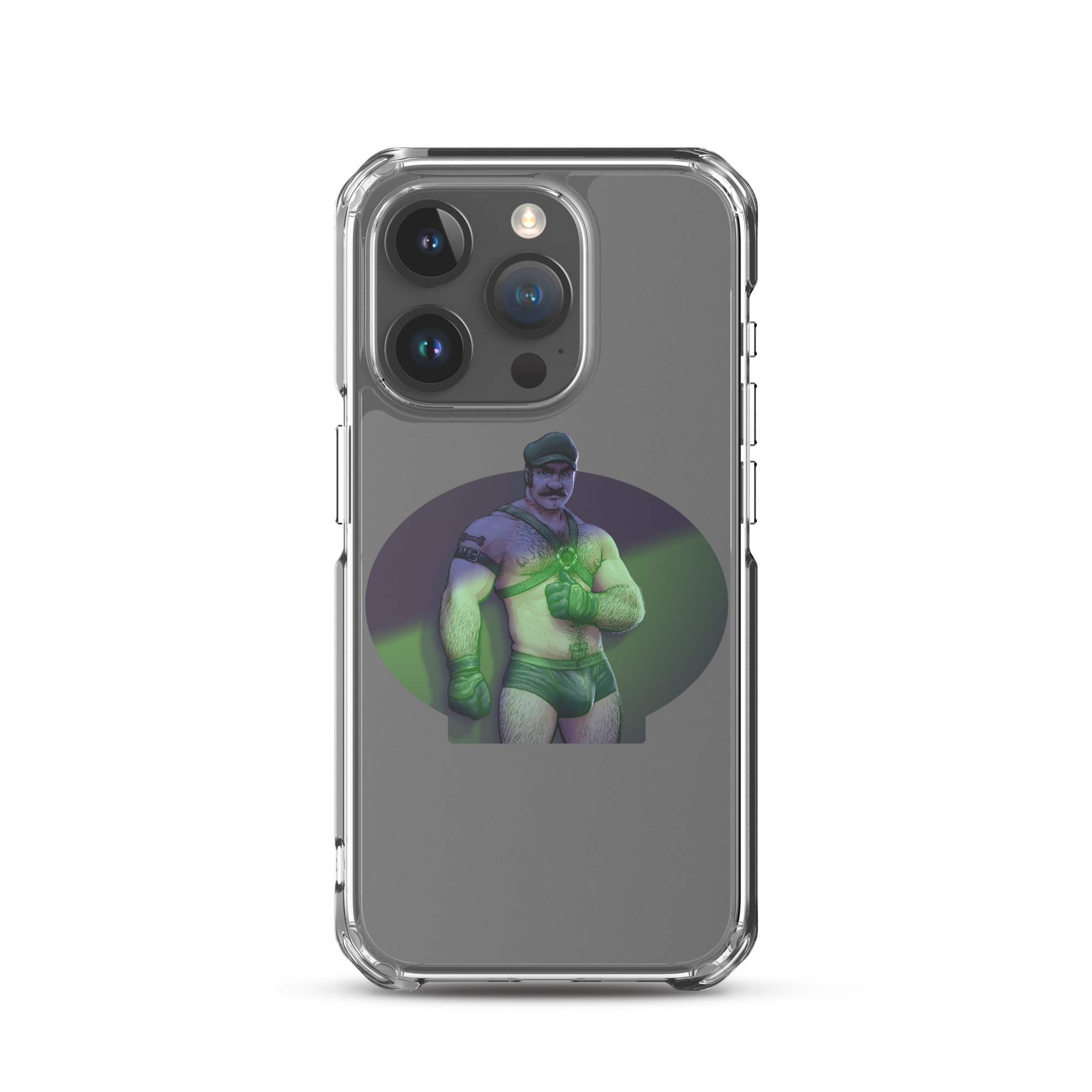 Luigi Clear Case for iPhone 9