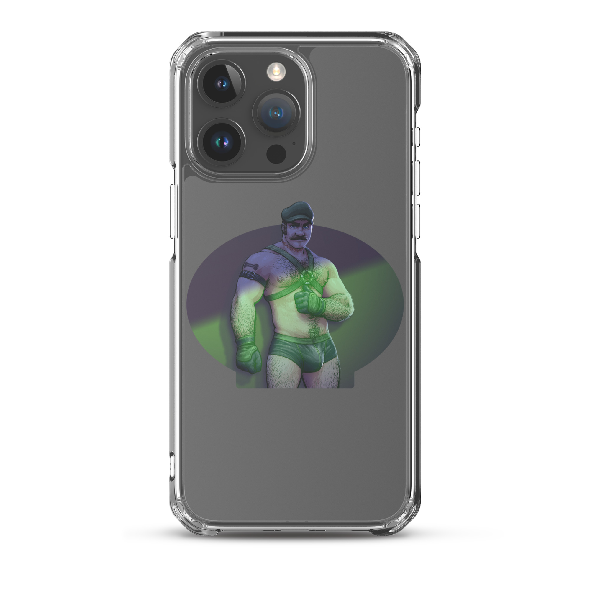 Luigi Clear Case for iPhone 8