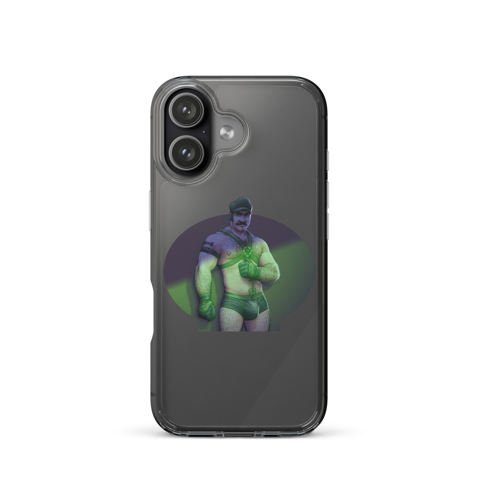 Luigi Clear Case for iPhone 3