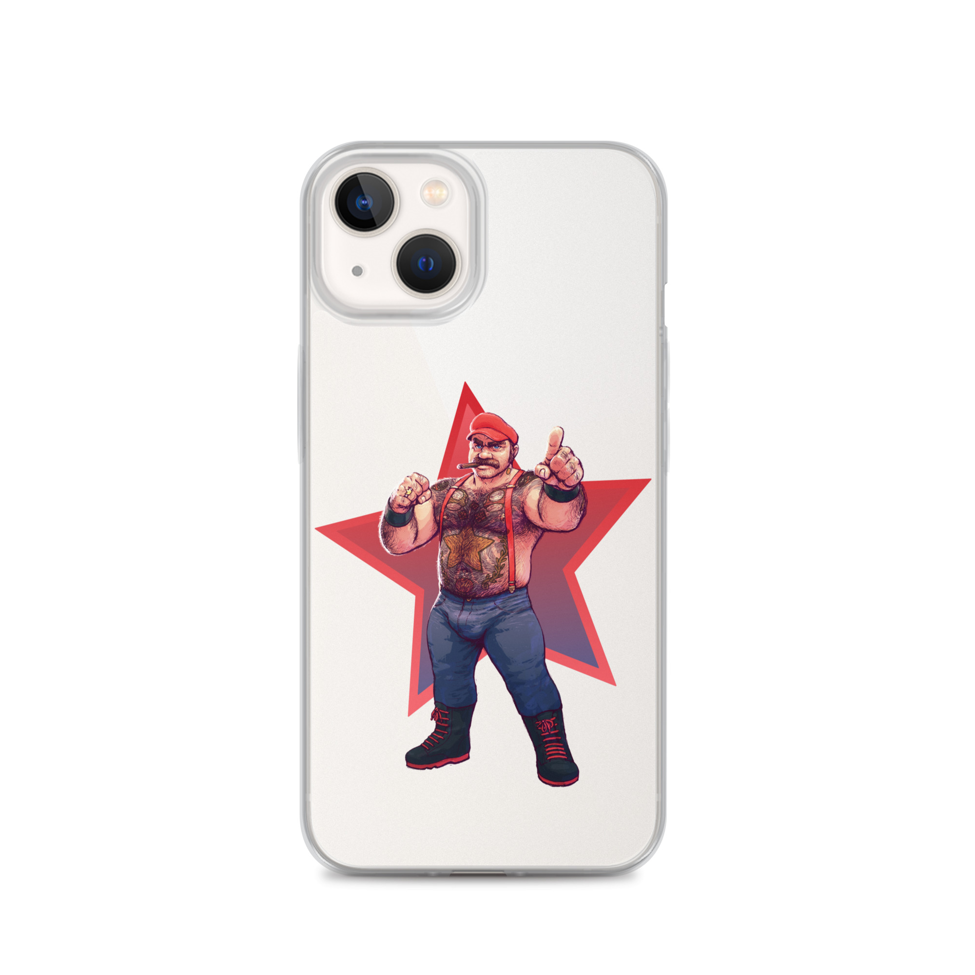 Mario Clear Case for iPhone 13