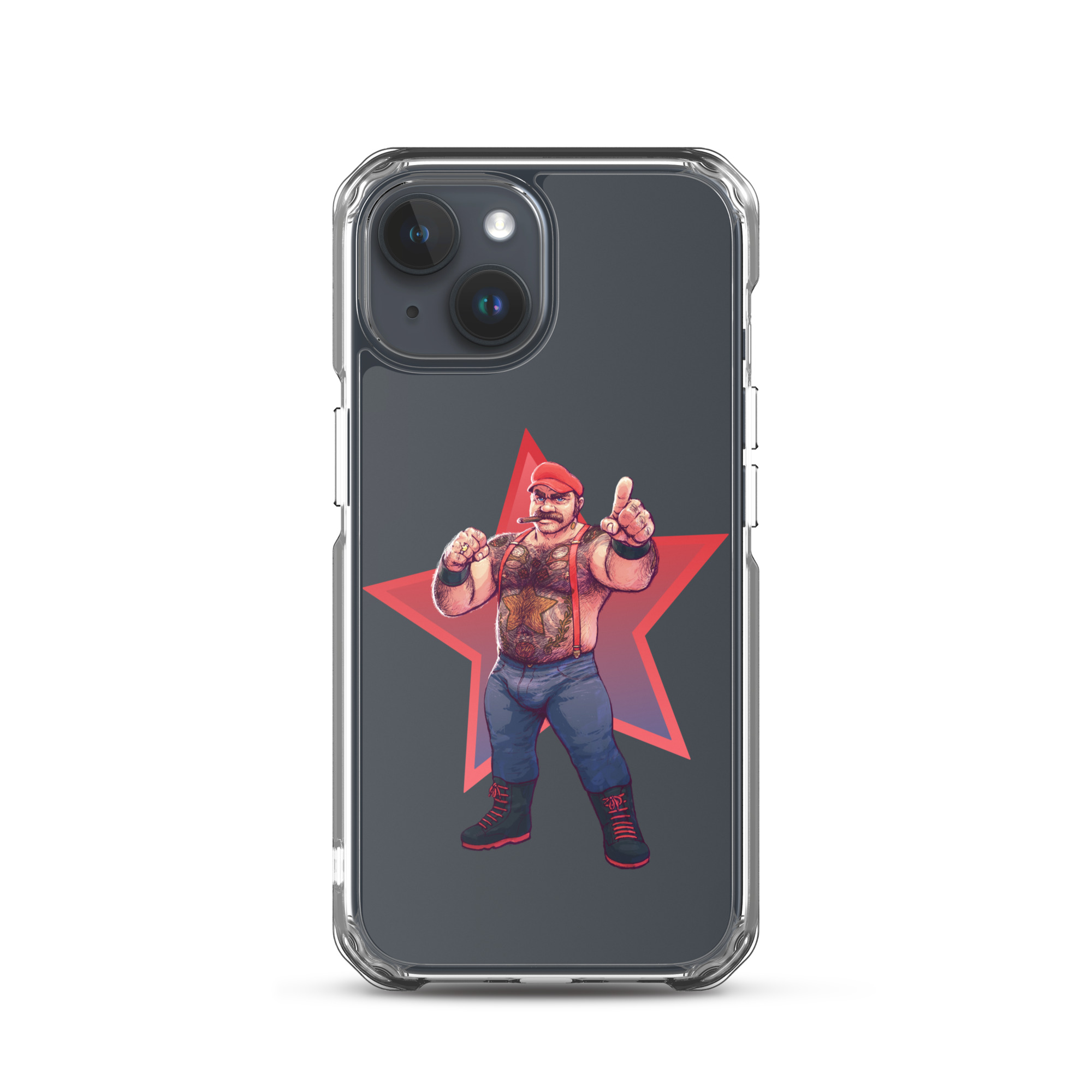 Mario Clear Case for iPhone 10