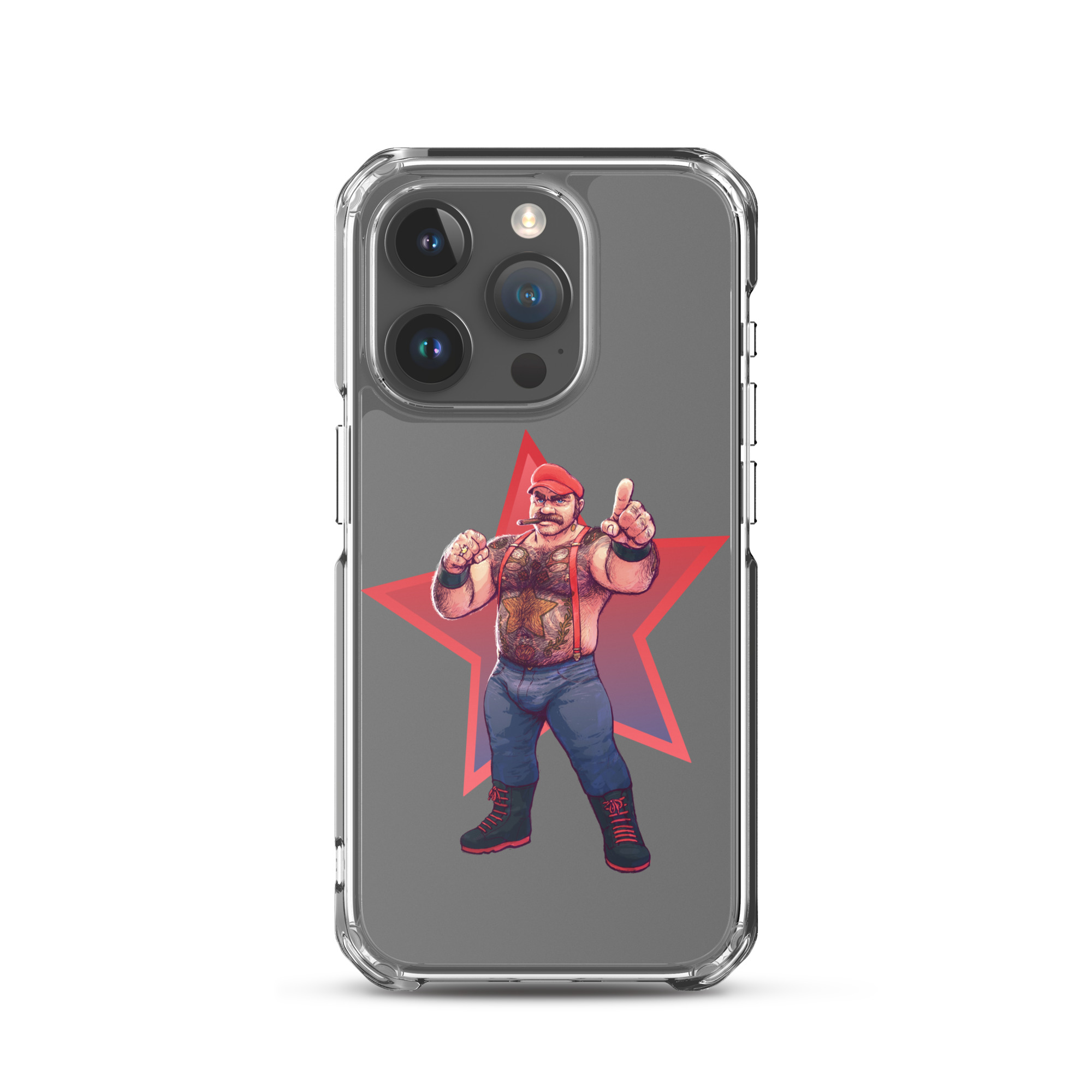 Mario Clear Case for iPhone 9